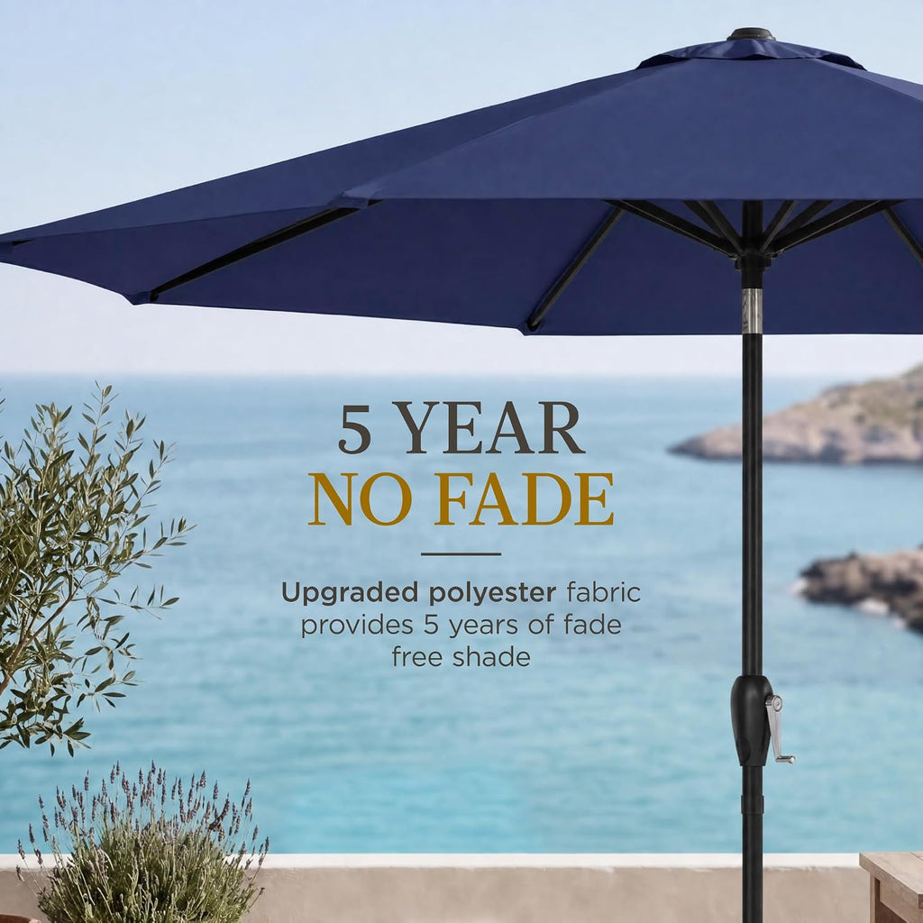 9FT Commercial Aluminum Patio Umbrella Navy