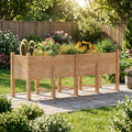 Wooden Outdoor Raised Garden Bed Kit
