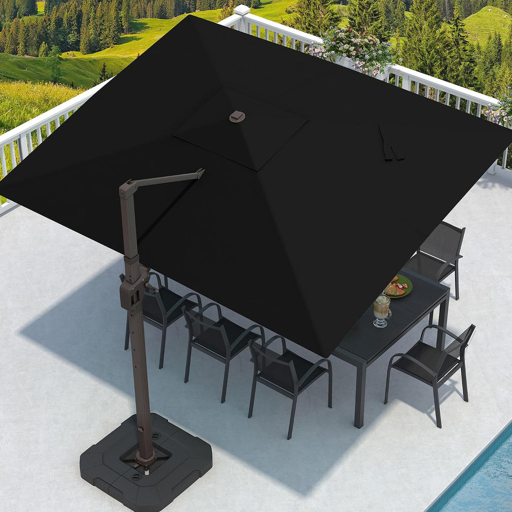 9'x12' Rectangular Cantilever Patio Umbrella