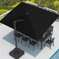 9'x12' Rectangular Cantilever Patio Umbrella