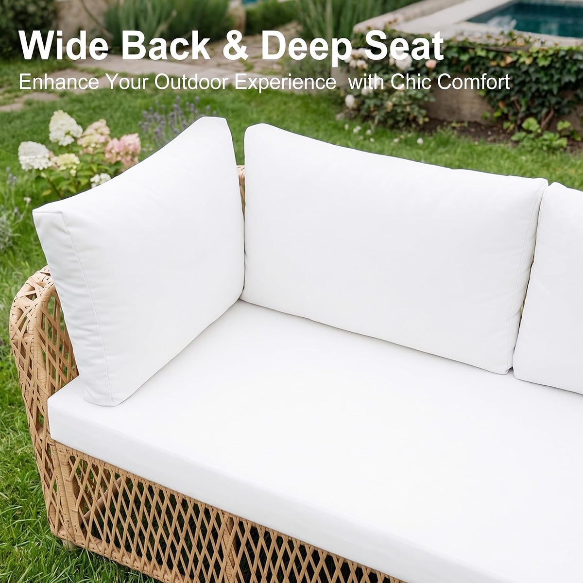 6‑Seater Luxury Outdoor Wicker Sectional Set