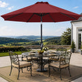 9FT Tilt‑Crank Patio Umbrella