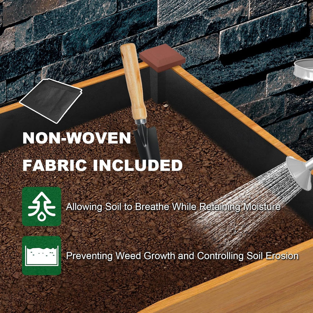 Wood Garden Bed With Liner