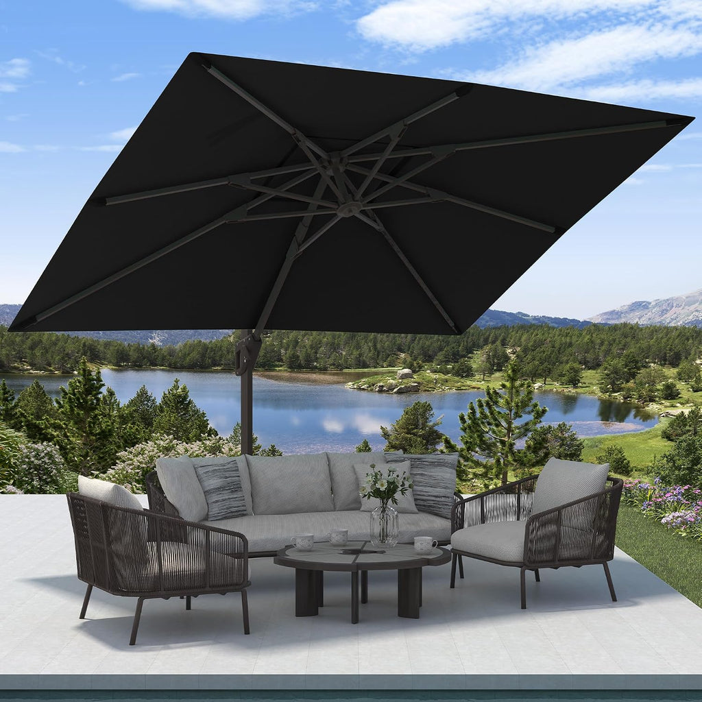 9'x12' Rectangular Cantilever Patio Umbrella