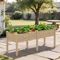 Elevated Wood Raised Garden Bed With Legs