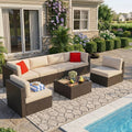 7‑Piece Outdoor Sectional Patio Set