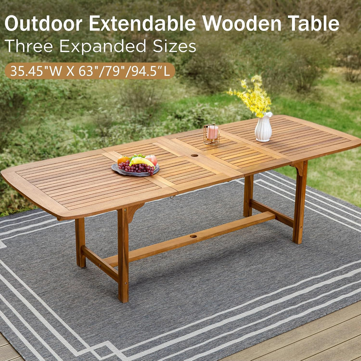 9‑Piece Expandable Patio Dining Set