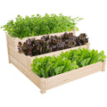 3‑Tier Wood Vertical Garden Bed